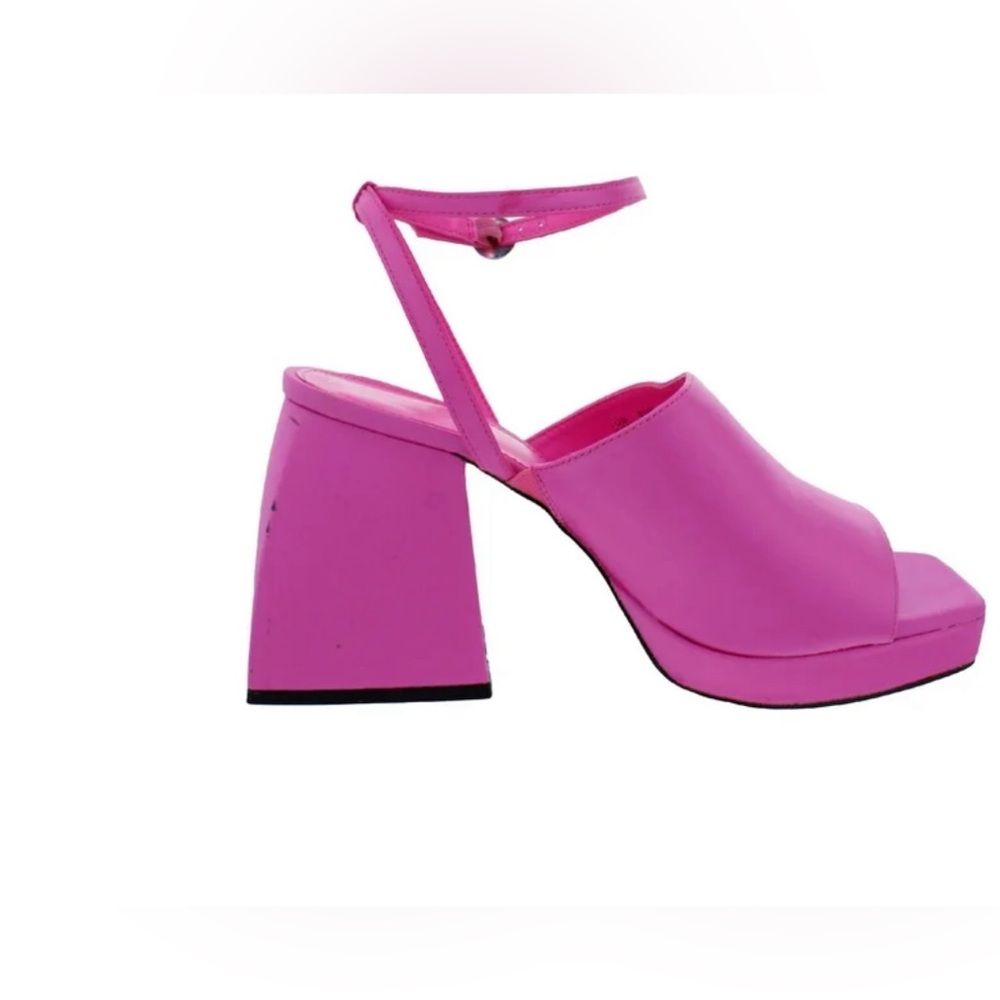 Circus by Sam Edelman Miranda Satin Square Toe Platform  7.5 New W/out Box